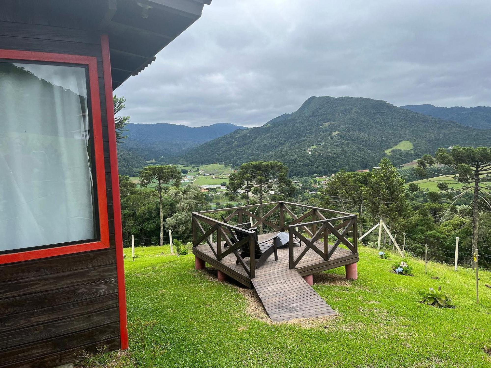 Chales Solar Da Montanha Urubici - Com Hidromassagem エクステリア 写真